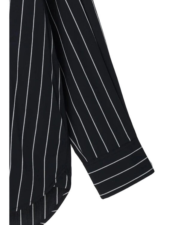 CRAFT STANDARD BOUTIQUE バンドカラーシャツ Stripe Navy