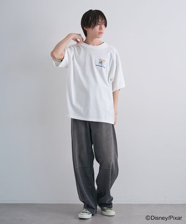 Green Parks トイストーリー／バックプリントＴシャツ Off White