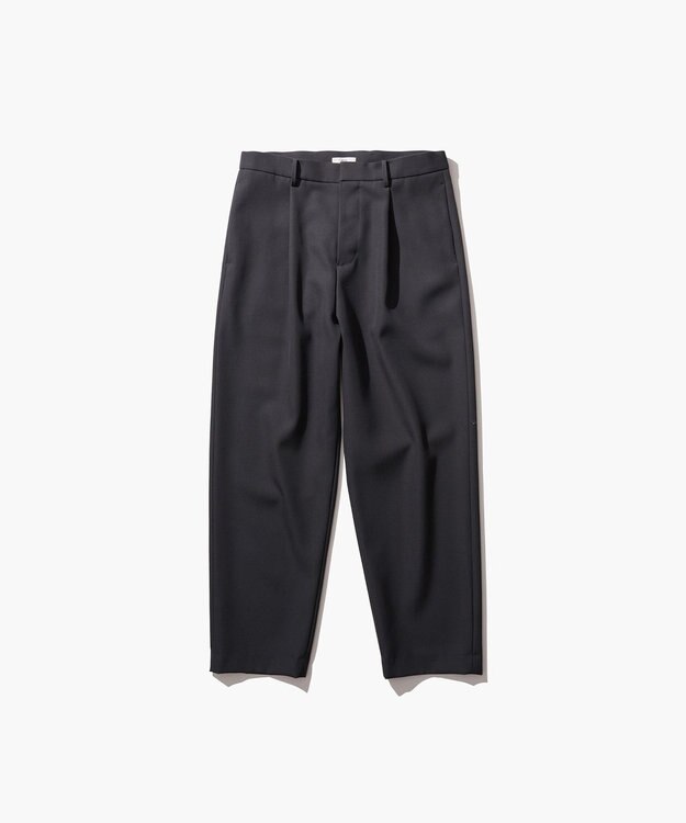 ATON BACK SATIN | テーパードパンツ - UNISEX CHARCOAL GRAY