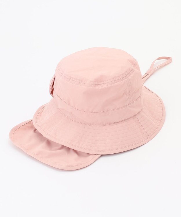 ANY KIDS 【UVカット/撥水/日よけ付き】バケットハット ピンク