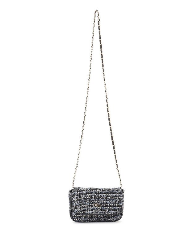 23区 【先行予約】GIOLICA ツイードミニ ショルダーバッグ ネイビーミックス