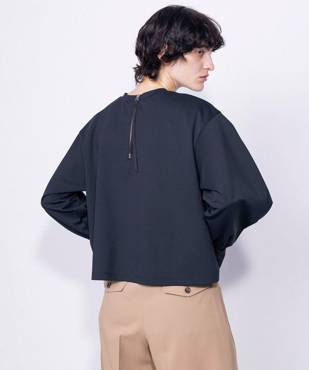 NAVE 【ReNAVE・洗える/接触冷感/UVケア】ライトポンチ ロングスリーブ ブラック系