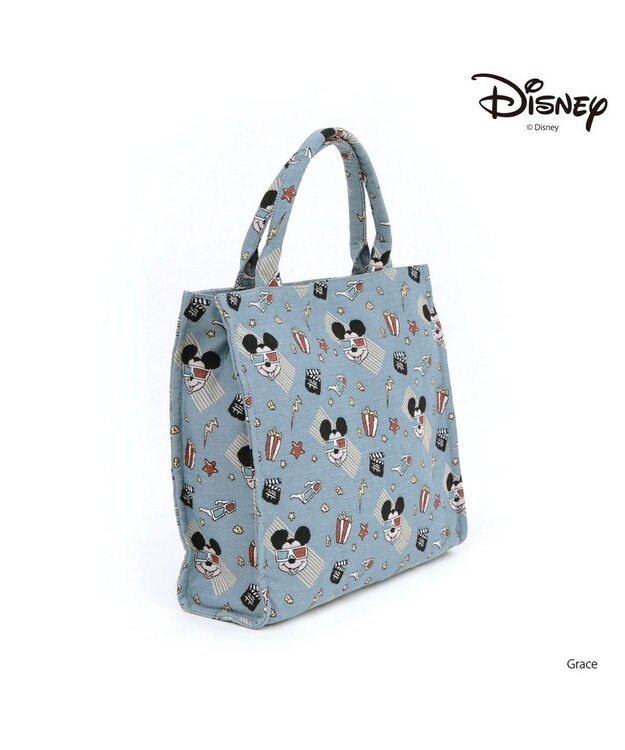 UNBILLION カシュカシュ cachecache / 【Disney】ジャガードトートバッグ ブルー