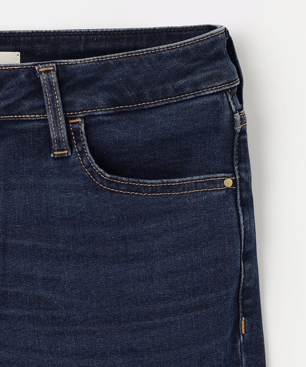 ANY L 【洗える】STYLE UP SKINNY デニムパンツ フェードインディゴ