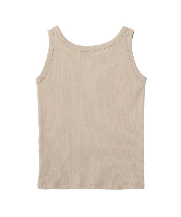 AMERICAN HOLIC テレコタンクトップ Gray Beige