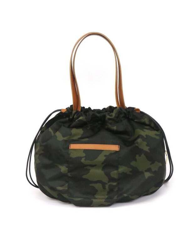 Regalo Felice 【軽量 / 大容量 / フォルムが変えられる】巾着トート / REGALO OL(オリーブ×キャメル)