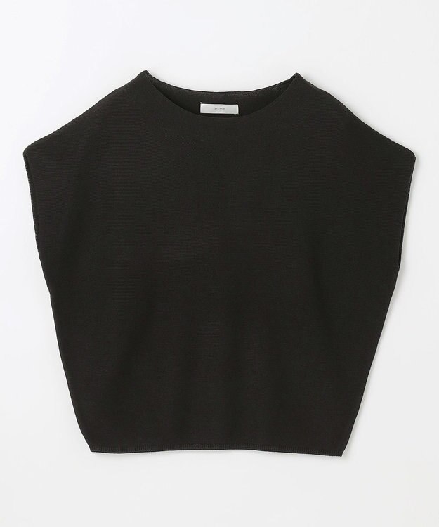 ANY 【新色追加/14色展開】アクリルガーターフレンチスリーブニット ブラック