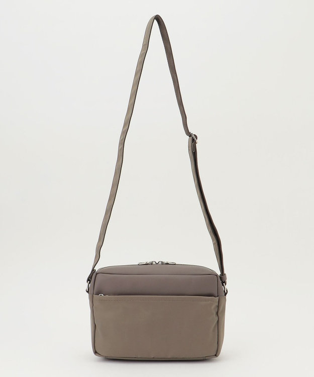 Y'SACCS ブロックモチーフショルダー グレージュ