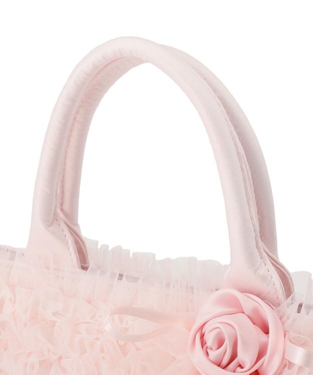 Maison de FLEUR チュールフリルローズ２Ｗａｙバッグ Pink