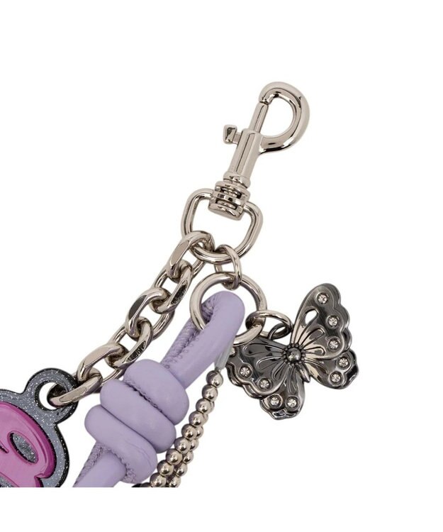 ANNA SUI ロッキンチャーム ロゴ パープル