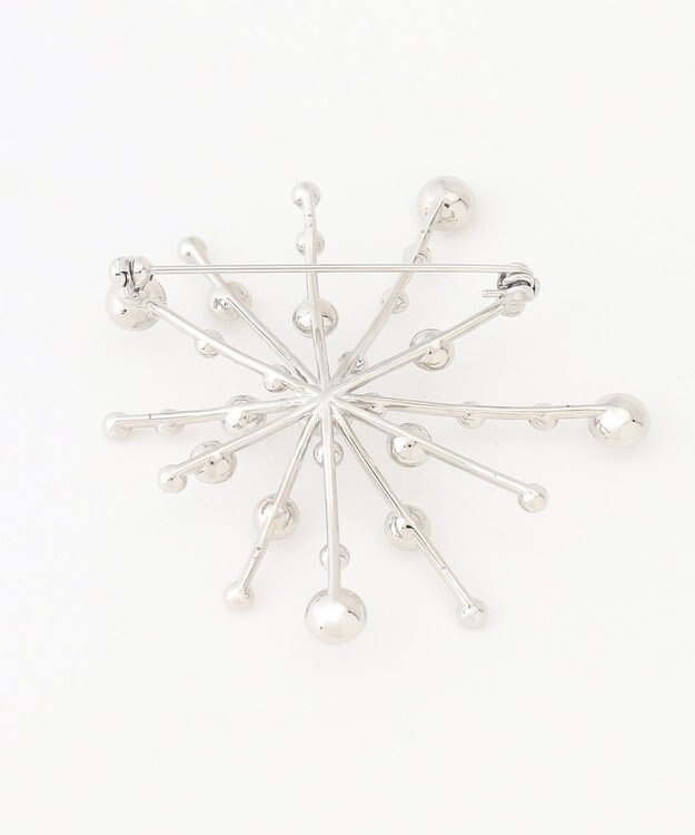 23区 【APPLAUDIR】クリスタルブローチ シルバー系