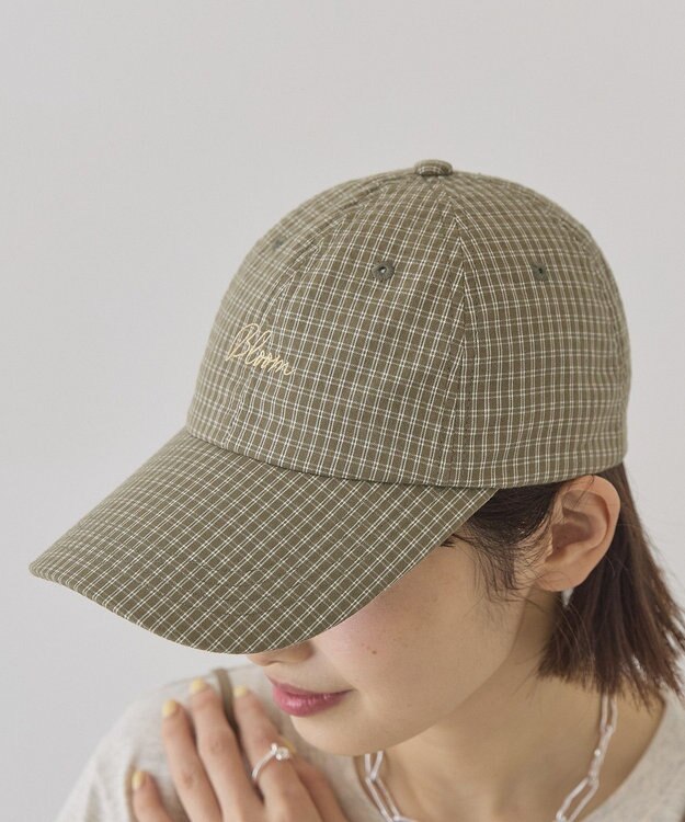 AMERICAN HOLIC チェックキャップ Khaki