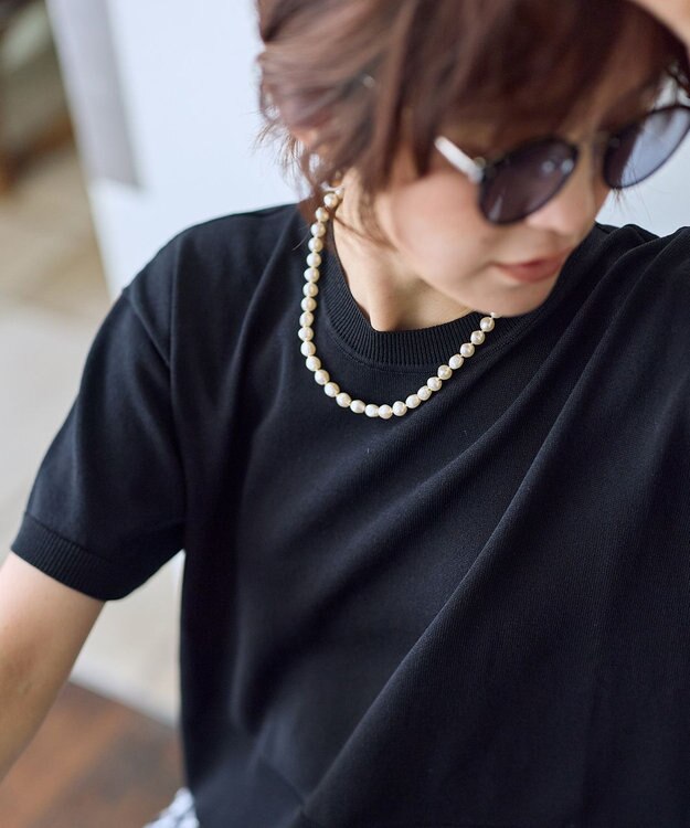 ANY 【2SET】ニット×チェックスカートセット モノトーン系