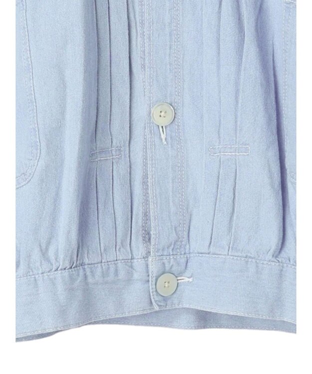 CRAFT STANDARD BOUTIQUE ライトデニムギャザーＧジャン Light Indigo