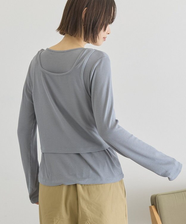 AMERICAN HOLIC 【2点セット】カーディガン+タンクトップ Gray