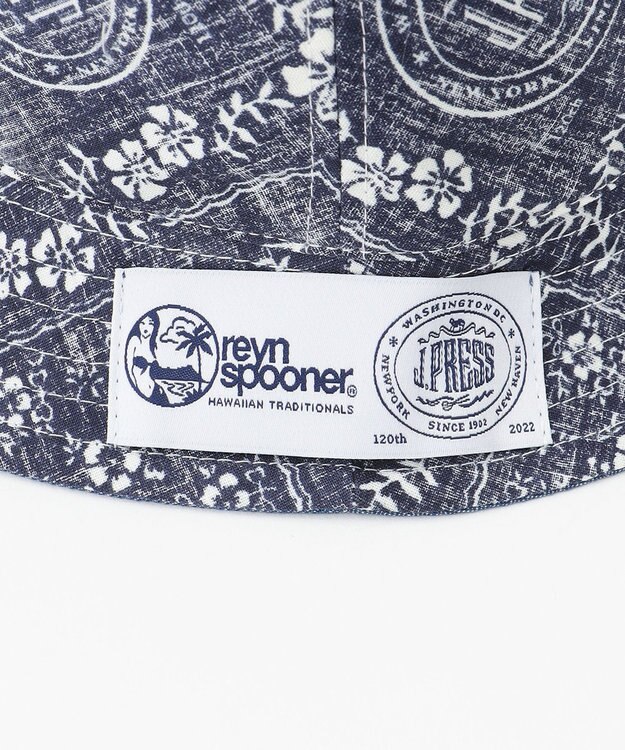 J.PRESS MEN 【120th anniversary】Reyn spooner×J.PRESS リバースプリント バケットハット ネイビー系5