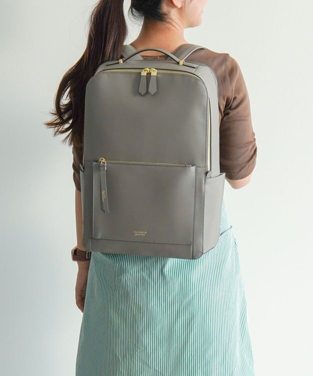 ACE BAGS & LUGGAGE Jewelna Rose ウェールズ リュック B4サイズ 15.6インチ収納 本革 11975 ジュエルナローズ グレー