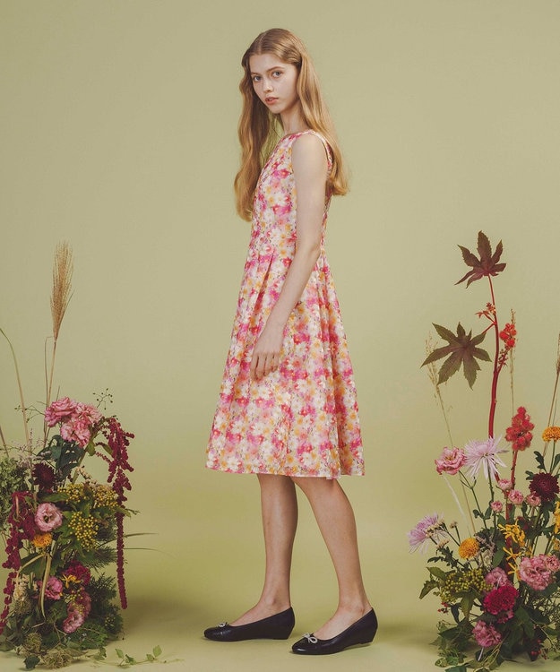 TOCCA 【消臭】WHISPERS OF COSMOS ドレス ピンク系7