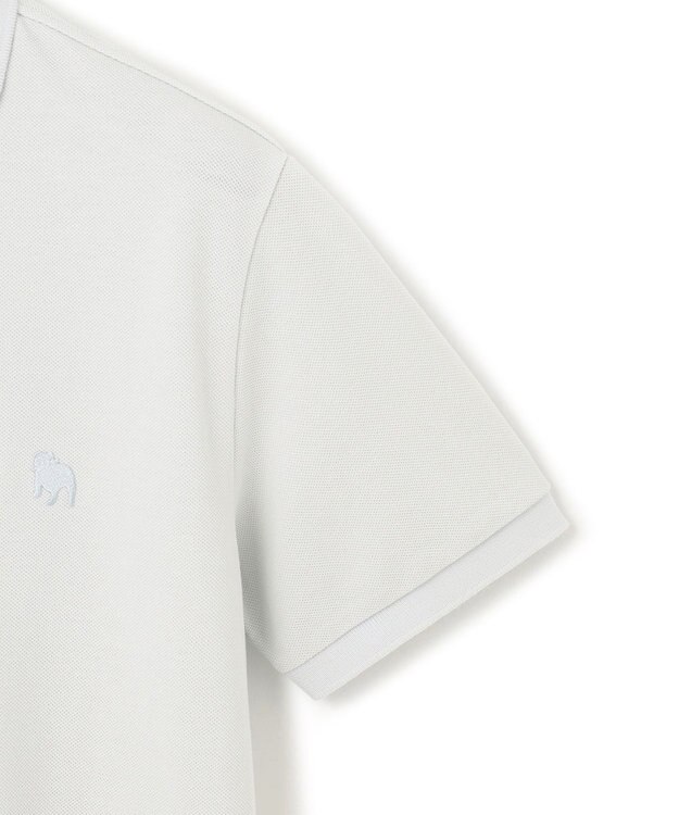 J.PRESS MEN 【大人気】アメリカンコットン鹿の子 バックブルポロシャツ サックスブルー系