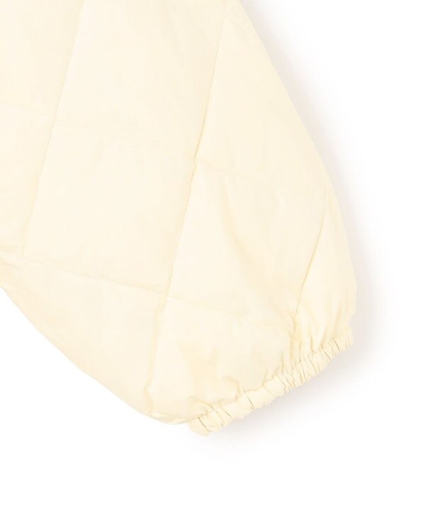 UNFILO L 【自宅で洗濯OK / ファー襟取り外し可能】TAIONコラボ ボア襟 リバーシブルダウン アイボリー