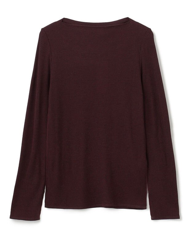 BEIGE， 【一部店舗限定・洗える】FORD / ボートネックトップス Bordeaux
