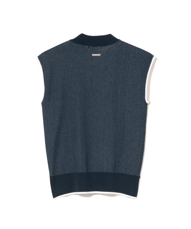 ZERO HALLIBURTON ノースリーブモックネックニット ZHG-W6S8b 85222 ネイビー