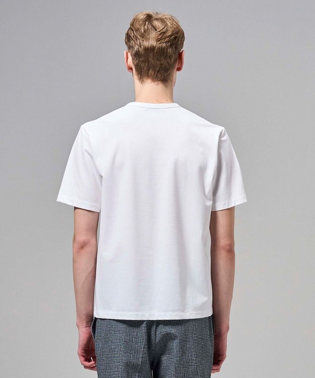 JOSEPH HOMME クリアコットンカノコ クルーネックTシャツ ホワイト系