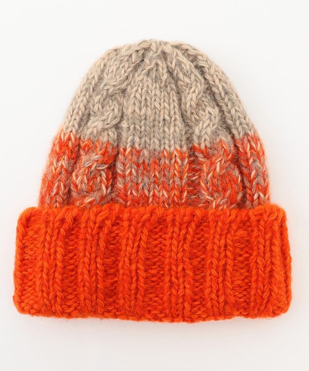 J.PRESS YORK STREET 【UNISEX】ニットキャップ オレンジ系5