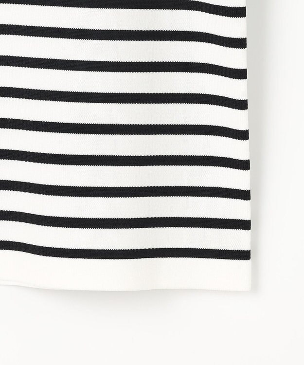 組曲 フラワーメタル ニットTシャツ オフボーダー