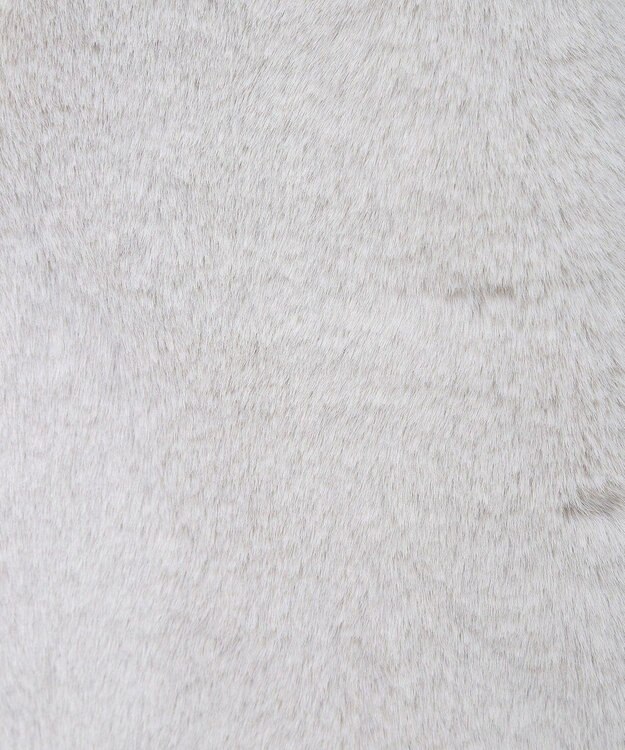 CRAFT STANDARD BOUTIQUE エコファー×ムートンチュニックベスト Light Gray