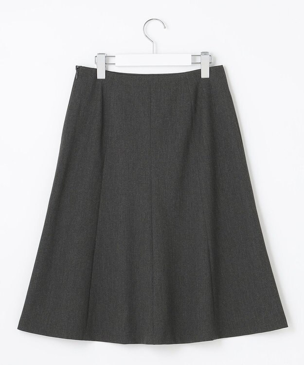 J.PRESS LADIES 【洗える】アルガンシルク スカート グレー系