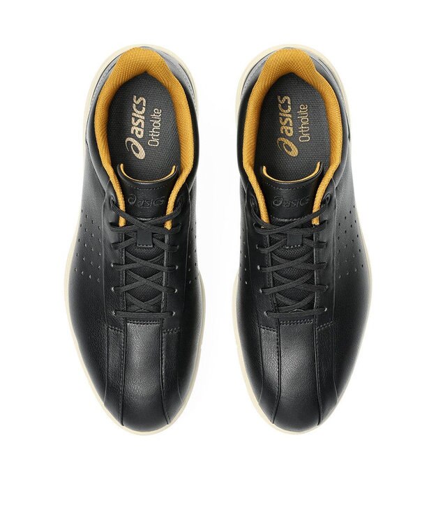 ASICS WALKING ハダシウォーカー メンズ 3E相当 ブラック×ベージュ