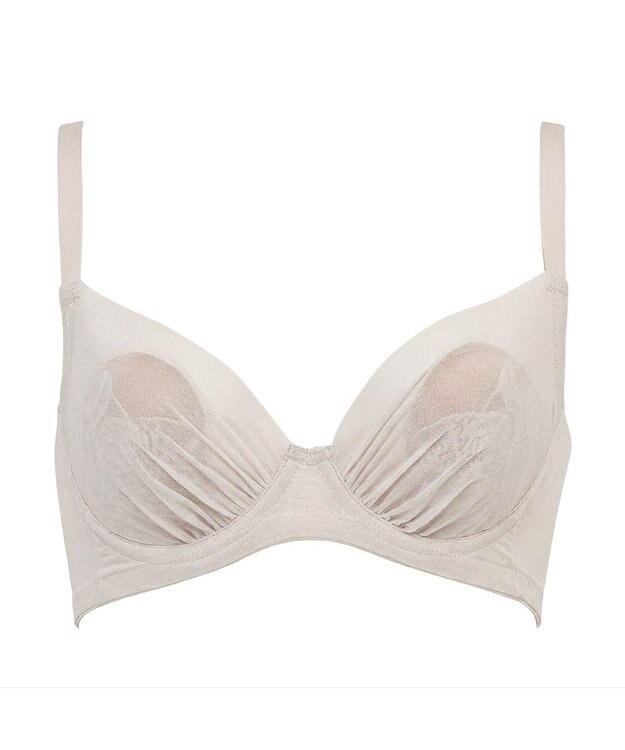 BRADELIS New York 【BRADELIS FIT】Sheer Skin Bra 補正下着 補整 ブラジャー 響きにくいモールドカップ ライトベージュ