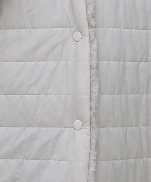 Tiaclasse 【2WAY】エコファーキルティングリバーシブルコート ベージュ