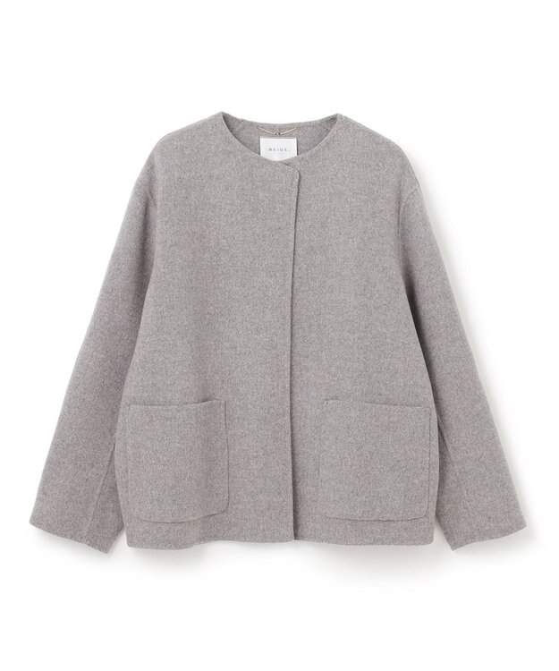 BEIGE， 【S-size】BUCI / ショートコート L.Gray