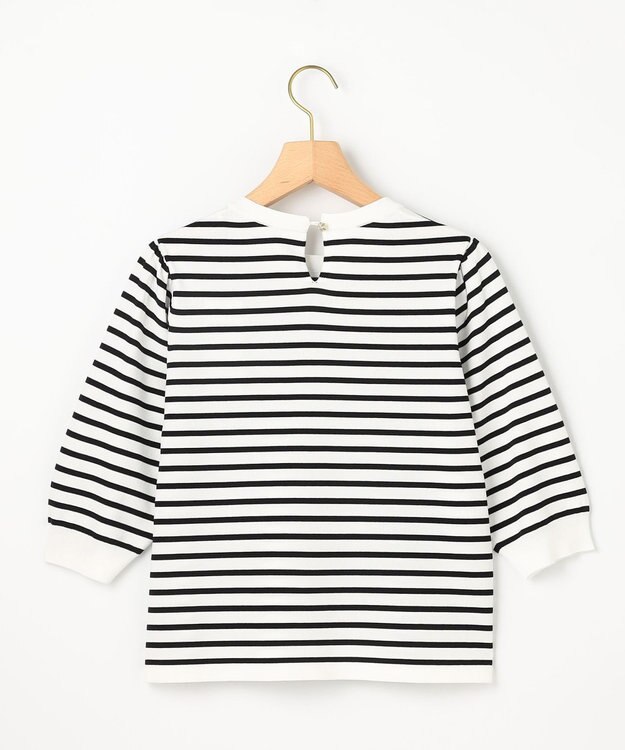 組曲 フラワーメタル ニットTシャツ オフボーダー