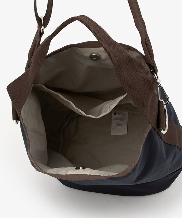 LeSportsac CONVERTIBLE BUCKET BAG/ディープシー/ダークチョコレート ディープシー/ダークチョコレート
