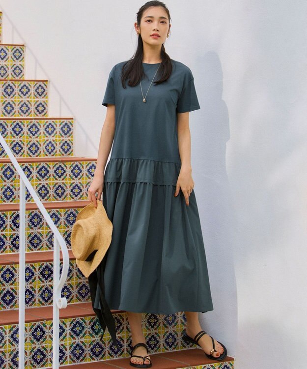 23区 【Oggi8月号掲載/UVケア】ラフィア リボン ハット ベージュ系