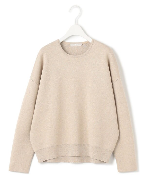 ICB 【洗える】 シャイニースムース プルオーバー ベージュ系