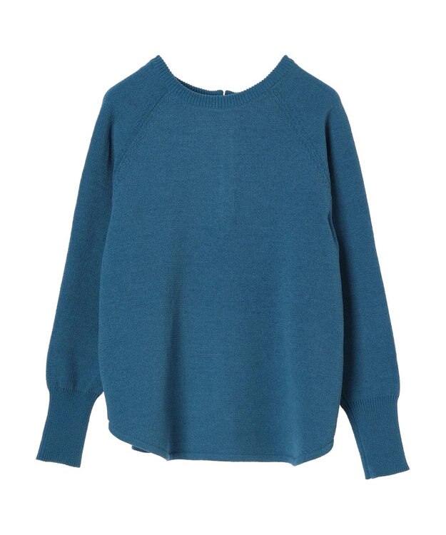CRAFT STANDARD BOUTIQUE ７Ｇモールニット　ヘンリーＰＯ　Ｌ／Ｓ Blue