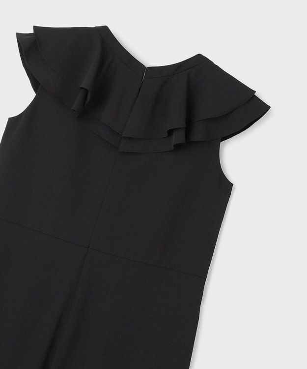 GRACE CONTINENTAL フリルサロペット ブラック