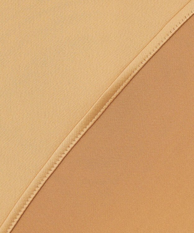 23区 S 【R(アール)】トリアセサテン フリルスリーブ ブラウス ゴールド系