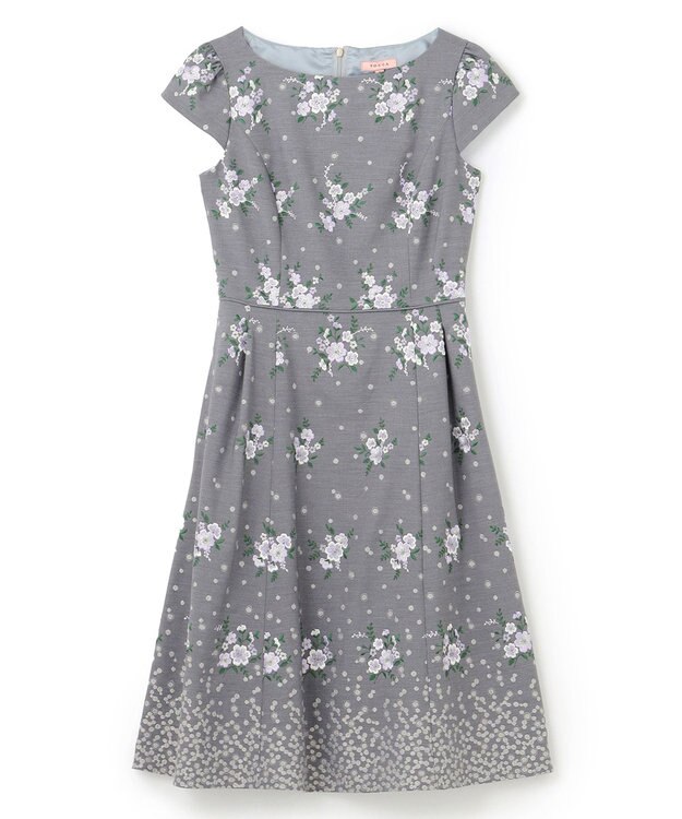 TOCCA FLOST FLOWER ドレス グレー系7