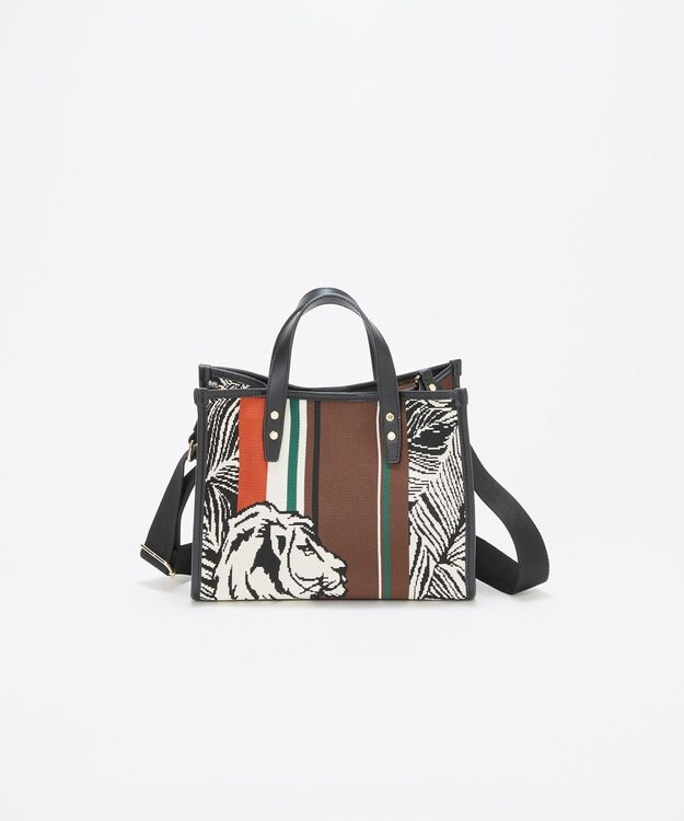 TREASURE TOPKAPI】ニットジャガード ライオン柄 2way ミニ