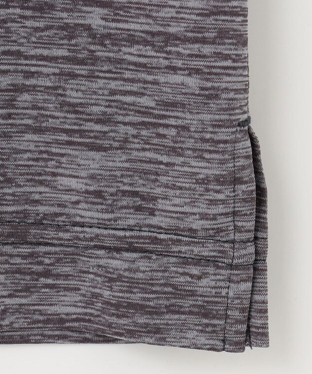 JOSEPH ABBOUD MOUNTAIN 【UNISEX】接触冷感 クールスキンガードポロシャツ グレー系