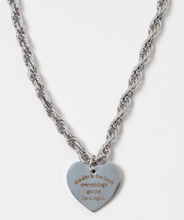 WEGO Lヘビーチェーンモチーフネックレス 柄1