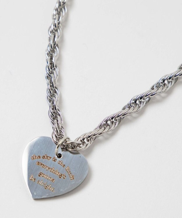 WEGO Lヘビーチェーンモチーフネックレス 柄1