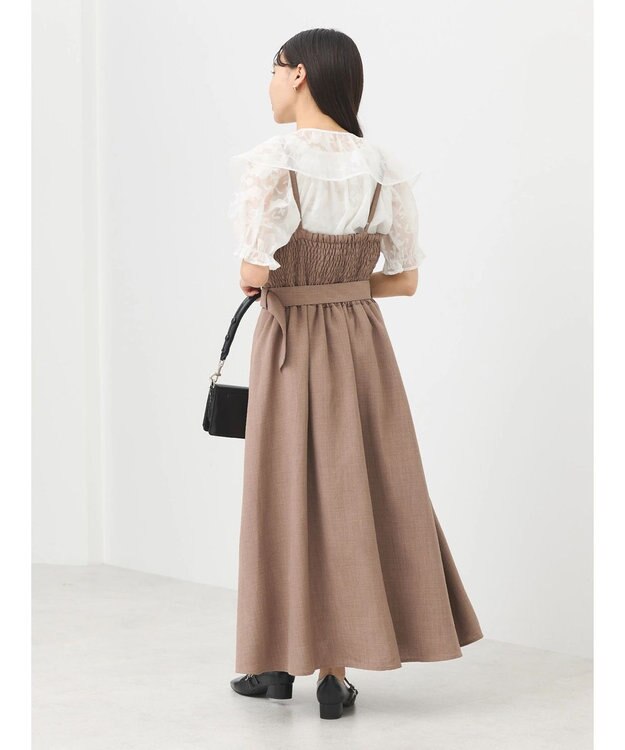 earth music&ecology ウエストマークキャミワンピース Mocha