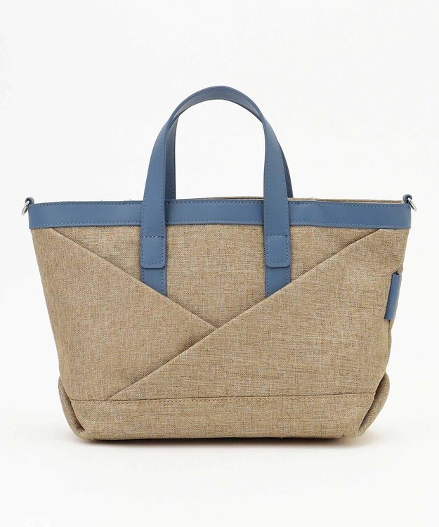 Y'SACCS リネンライク　イニシャルトート　Sサイズ ベージュ