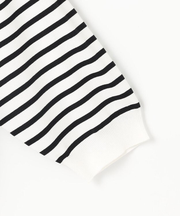 組曲 フラワーメタル ニットTシャツ オフボーダー